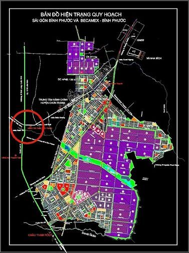 Hình ảnh Bán đất tại KCN Becamex, Chơn Thành, Bình Phước Giá Gốc 8tr/m