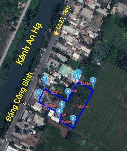 Hình ảnh Đất 4410m2 mặt tiền Đặng Công Bỉnh xã Tân Thới Nhì huyện Hóc Môn HCM