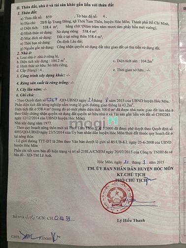 Hình ảnh Bán lô đất 558.4m2 full thổ cư ngã 3 mặt tiền đường lớn