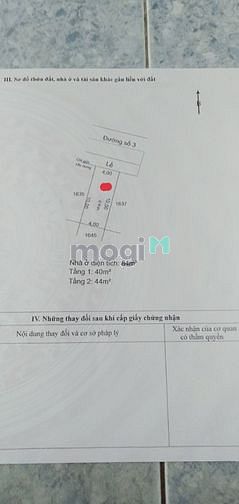 Hình ảnh Nhà 1Tỷ290 (4x10) 40m2, 1Tr,1L,2Pn,2Wc, Sổ Hồng Riêng, Đường 10m.