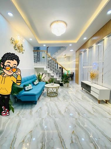 Hình ảnh Căn nhà phố 2 tầng đường PHẠM VĂN CHIÊU, P.9, GV.