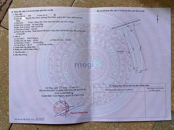 Hình ảnh Bán đất đẹp sau lưng mặt tiền Nguyễn Như Hạnh