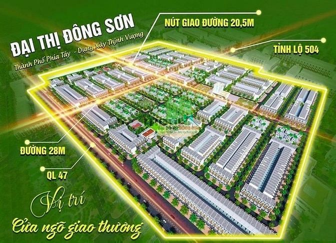 Hình ảnh Bán đất mbqh 3220 đông thịnh - đông sơn - 0898786333
