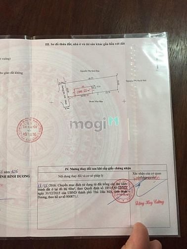 Hình ảnh Bán đất đường DX106,phường Hiệp An, Thành Phố Thủ Dầu Một, tỉnh Bình D