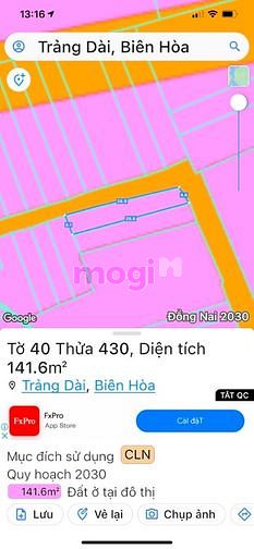 Hình ảnh Đất sổ riêng Góc 2MẶT Tiền gần Chợ Trảng Dài Biên Hoà