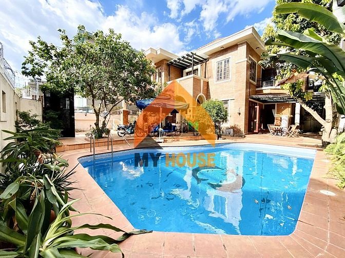 Hình ảnh 🐬VILLA Hồ bơi 600M2 Quốc  Hương_Q.2  mát lắm khách ạ🐬