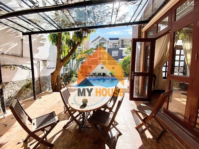 Hình ảnh 🐬VILLA Hồ bơi 600M2 Quốc  Hương_Q.2  mát lắm khách ạ🐬