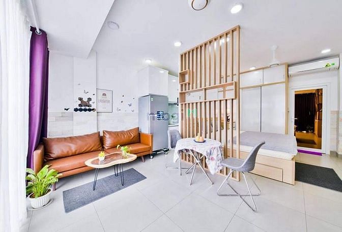 Hình ảnh Studio có vách ngăn ban công Thảo Điền