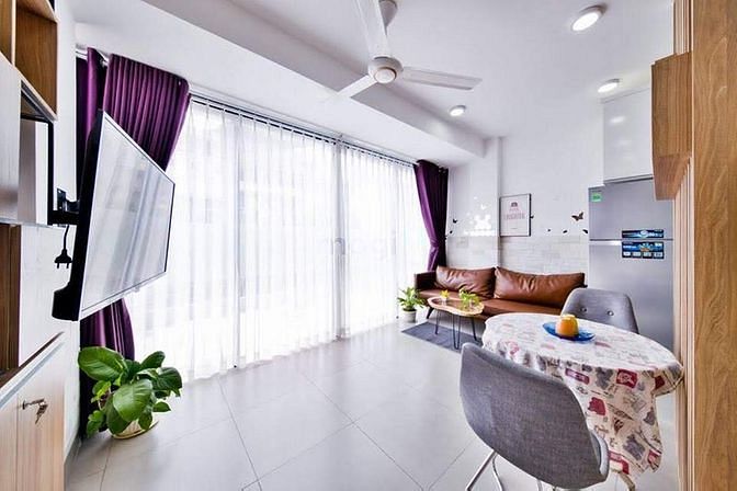 Hình ảnh Studio có vách ngăn ban công Thảo Điền