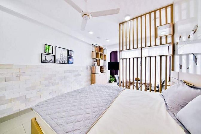 Hình ảnh Studio có vách ngăn ban công Thảo Điền