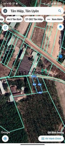 Hình ảnh Bán đất Tân Hiệp, Tân Uyên 357m2 khu dân cư, giá 1.8 tỷ