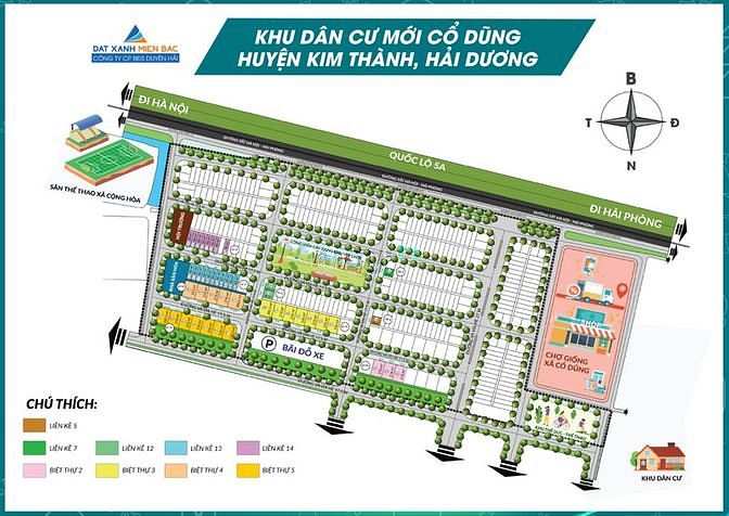 Hình ảnh Khu Dân Cư Mới Cổ Dũng _ Kim Thành _ HD