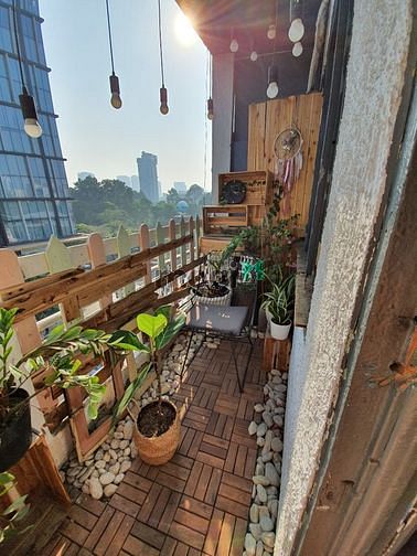 Hình ảnh CHDV trung tâm dạng Studio Ban công rộng view
