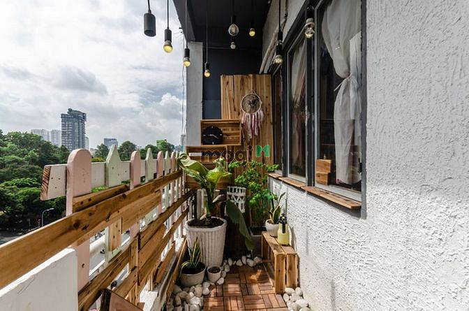 Hình ảnh CHDV trung tâm dạng Studio Ban công rộng view
