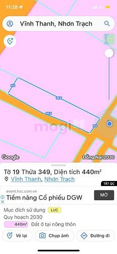 Hình ảnh Bán gấp lô đất dân cư sau nhà thờ Bắc Thần tại xã Vĩnh Thanh
