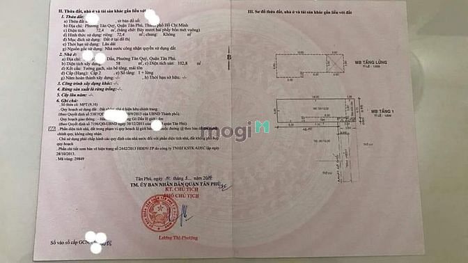 Hình ảnh Nhà 2 Lầu, Hẻm 4M Gò Dầu, 73m2, Chỉ 5.5ỷ