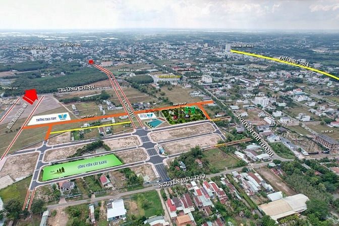 Hình ảnh Dự án đất nền khu dân cư đô thị phường 3 TP. Tây Ninh