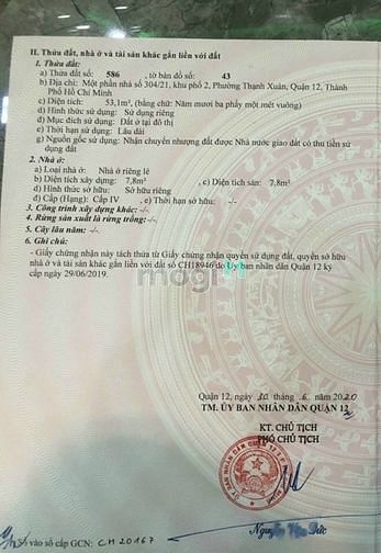 Hình ảnh Bán Đất Mặt Tiền Đường Hà Huy Giáp - Quận 12