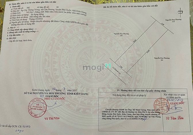 Hình ảnh Cần Bán Nền Đất Cây Thông Trong, Xã Cửa Dương, Thành Phố Phú Quốc
