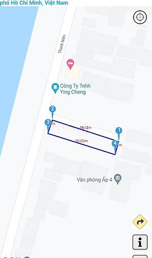 Hình ảnh Đất góc 3 mặt tiền đường Thanh Niên huyện bình chánh