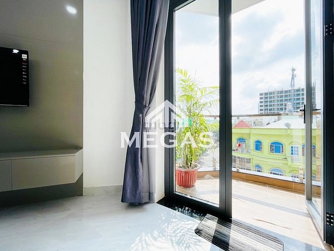 Hình ảnh phòng cho thuê quận 6 mới xây_Đầy đủ nội thất_Ban công_An Ninh