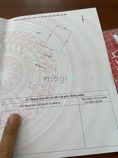 Hình ảnh Bán đất mặt tiền đường âu cơ 72m2
