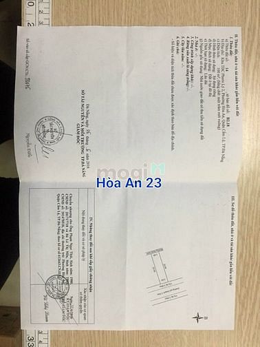 Hình ảnh bán lô đất mặt tiền hòa an 23 vi tri qa đêp