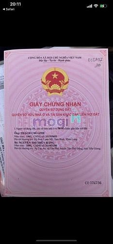 Hình ảnh Bán đất MT Cao Lỗ, P4,Q8 đối diện Topaz Elite