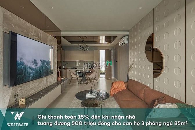 Hình ảnh WESTGATE CHIẾT KHẤU CỰC KHỦNG - 3PN 85m2 -113M2 - Tặng 2 combo NThất