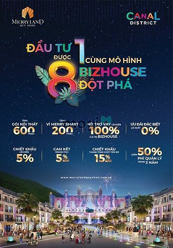 Hình ảnh Bizhouse phiên bản giới hạn chỉ có tại Merry Land Quy Nhơn