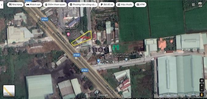 Hình ảnh Đất 2 mặt tiền đường DT 824 (vành đai 4). Nở hậu SHR
