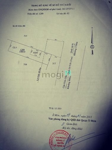 Hình ảnh 🍀Bán nền quốc lộ 91b, kv Bình Hoà B, P.Phước Thới, Q.Ô Môn, TPCT