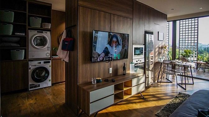 Hình ảnh PENTHOUSE 2PN - Bồn tắm lớn- Ban công- View đỉnh- Máy giặt riêng