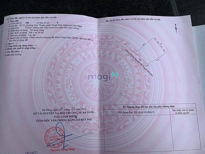Hình ảnh Bán đất  , kiệt đường Trần Cao Vân , Thanh Khê - Đà Nẵng