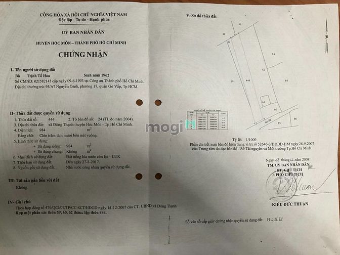 Hình ảnh Bán 3.000m2 Đất TCLN Xã Đông Thạnh-Hóc Môn, Chỉ 4,3Tr / m2