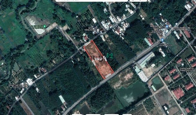 Hình ảnh Củ Chi, Đất 2 Mặt tiền đường Bà Thiên, KV 50x160m 8000m2, Chỉ 45 tỷ