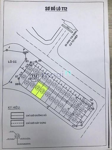 Hình ảnh Chính chủ bán đất đấu giá tài Khu đô thị Tứ Hiệp.