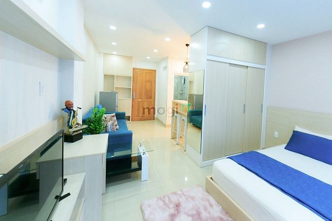 Hình ảnh CHDV studio Ban công giáp Bùi Viện và Quận 4 - Full nội thất - An ninh