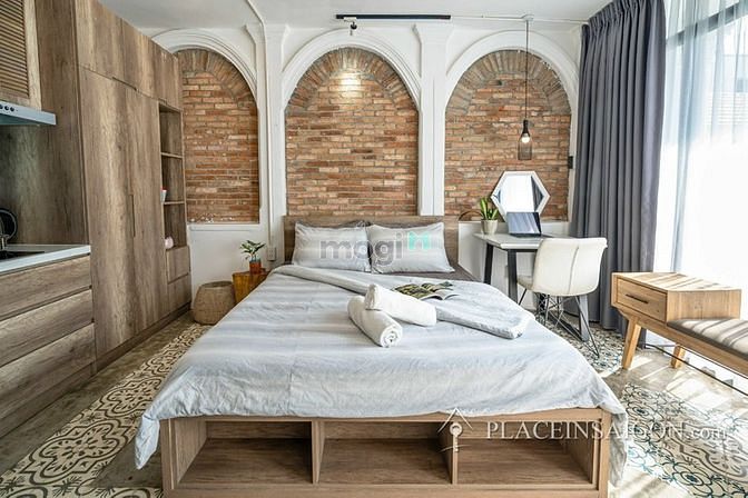 Hình ảnh 🏡CHDV Stuidio Full NT cao cấp✨ CHỈ TÍNH ĐIỆN⚡️BAN CÔNG-Style Bohemian
