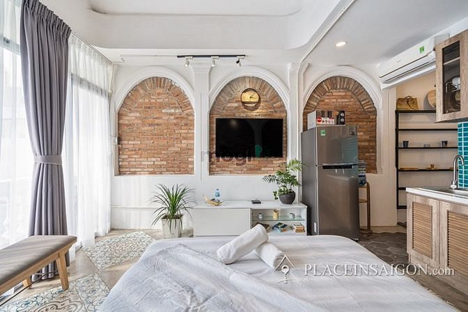Hình ảnh 🏡CHDV Stuidio Full NT cao cấp✨ CHỈ TÍNH ĐIỆN⚡️BAN CÔNG-Style Bohemian
