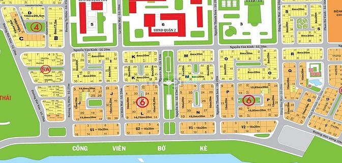 Hình ảnh Dự án Huy Hoàng, Quận 2 khu dự án đã có sổ đỏ cá nhân 100% TC, DT100m2