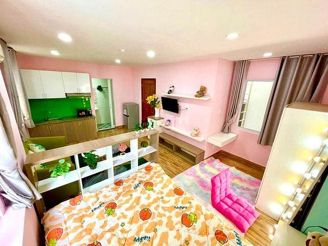 Hình ảnh Cho thuê studio vách ngăn full nội thất ngay mặt tiền quận 4