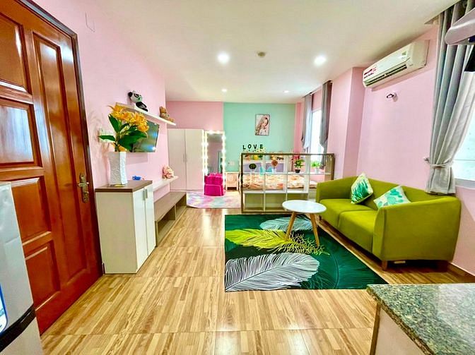 Hình ảnh Cho thuê studio vách ngăn full nội thất ngay mặt tiền quận 4