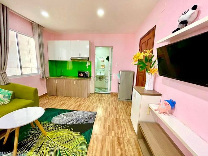 Hình ảnh Cho thuê studio vách ngăn full nội thất ngay mặt tiền quận 4