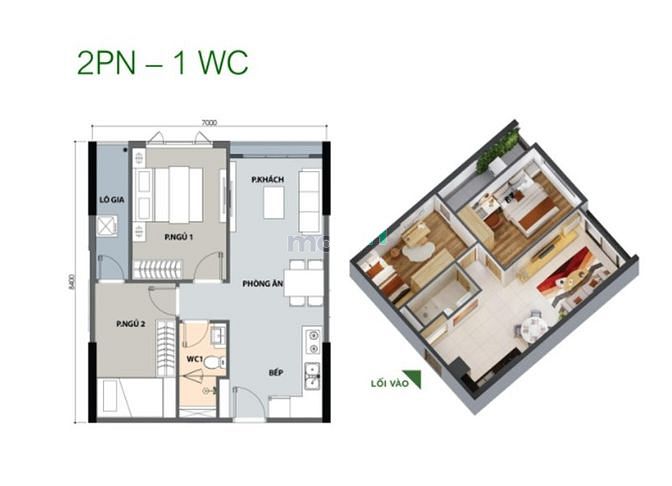 Hình ảnh Bán Mb6623 nạp rút nhanh chóng Picity High Park- 57.64m2-2PN 1WC- Quận 12