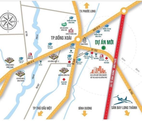 Hình ảnh Dự Án KDC Tân Phước Center- Đồng Phú -Bình Phước
