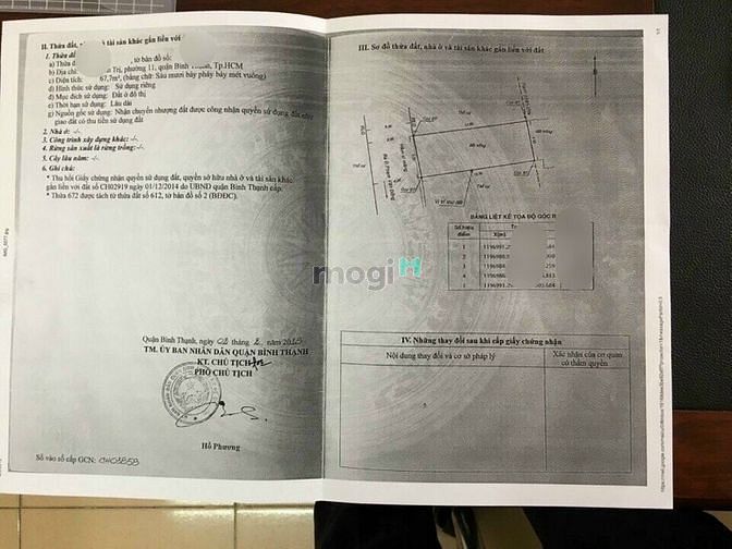 Hình ảnh Bán miếng đất đẹp hxh ngay trung tâm (5x14) hẻm 354 Phan Văn Trị, P11