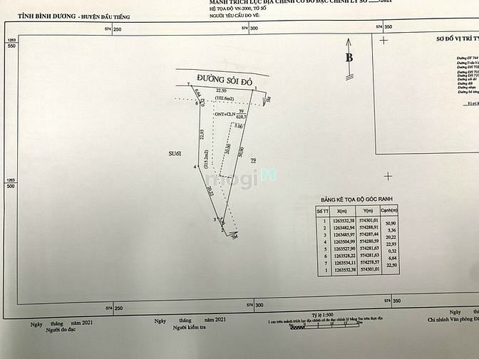 Hình ảnh Xã minh hòa ,dầu tiếng, bình dương cần bán lô đất diện tích 20x50+100