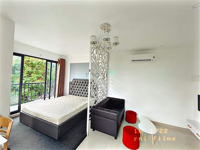 Hình ảnh Trang Chủ MB66.COM / Đăng Ký Tặng 66K 1 PN vách ngăn cửa sổ lớn, ban công đủ nội thất Rạch Bùng Binh
