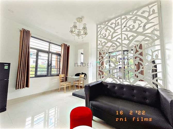 Hình ảnh Trang Chủ MB66.COM / Đăng Ký Tặng 66K 1 PN vách ngăn cửa sổ lớn, ban công đủ nội thất Rạch Bùng Binh